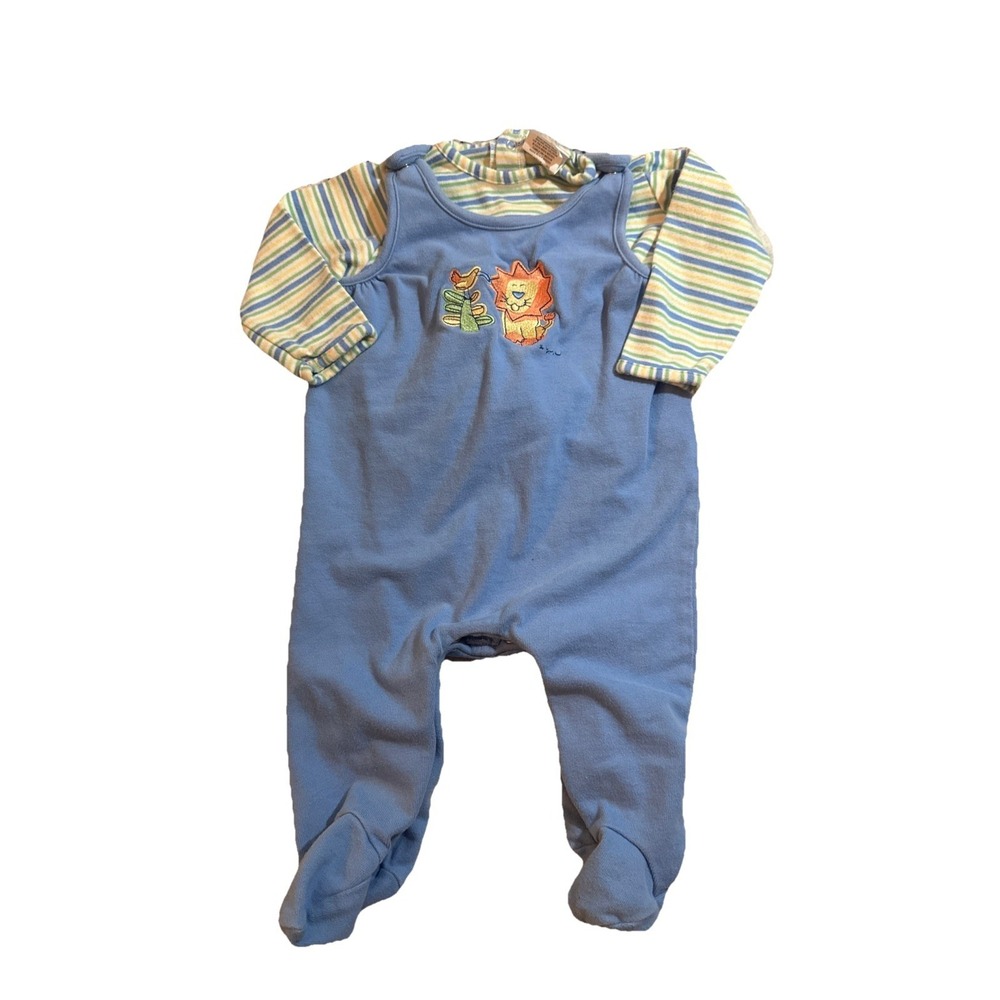 Vintage Carters John Lennon 2pc Long sleeve Footed Baby Outfit 9-12 Months Mint